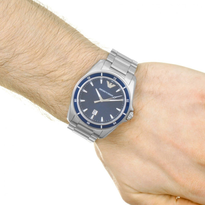 Reloj Emporio Armani Ar11100 Quartz Acero Inoxidable 44mm