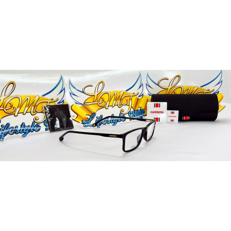 Lentes Carrera 175 Flag Rectangle Armazón Oftálmico 53mm