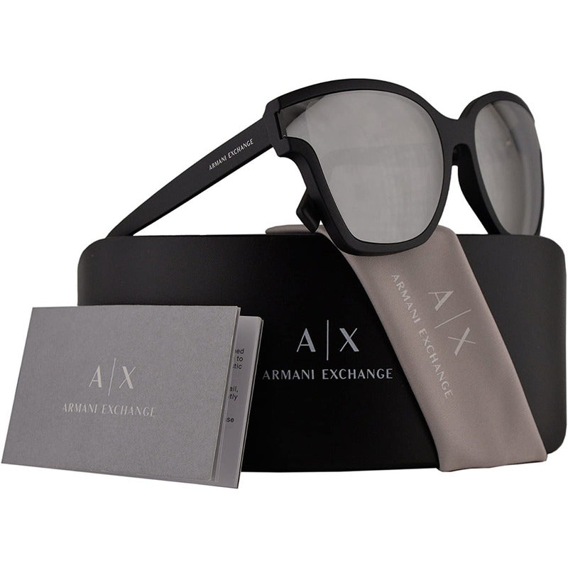 Lentes Sol Armani Exchange Ax4073sf Cat Eye Mujer 65mm Suns