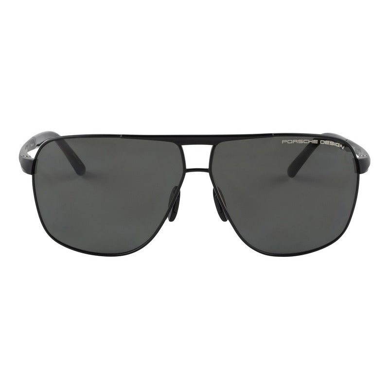Lentes Sol Porsche Design P8665 Titanium Pilot Japan 63mm