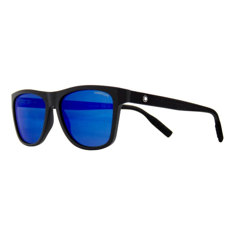 Lentes Sol Mont Blanc Mb0062s Iconic Square Italy 56mm Suns