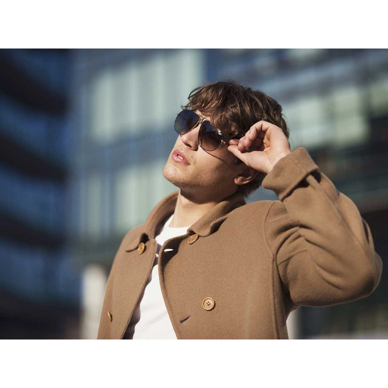 Lentes De Sol Carrera Bound Double Bridge Iconic Pilot 62mm