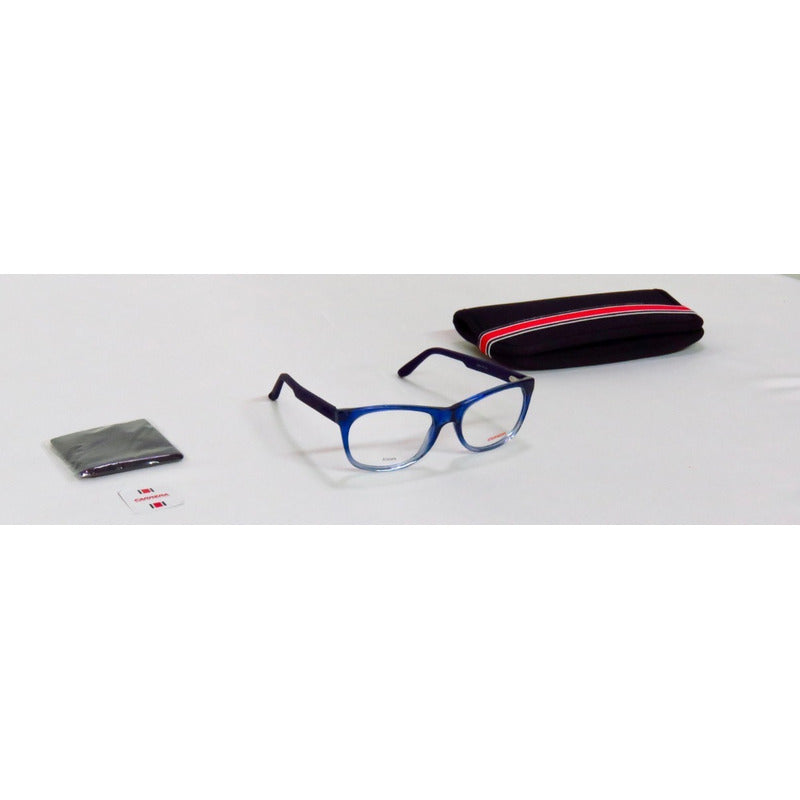 Lentes Carrera 6652 Blue Square Armazón Oftálmico 53mm
