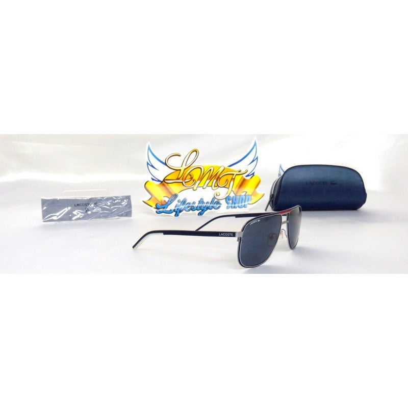 Lentes De Sol Lacoste L192s Double Bridge Square 61mm Suns