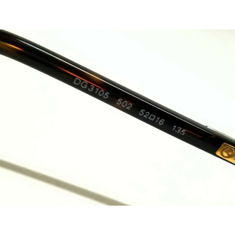Lentes Dolce & Gabbana Dg3105 Italy Armazón Oftálmico 52mm