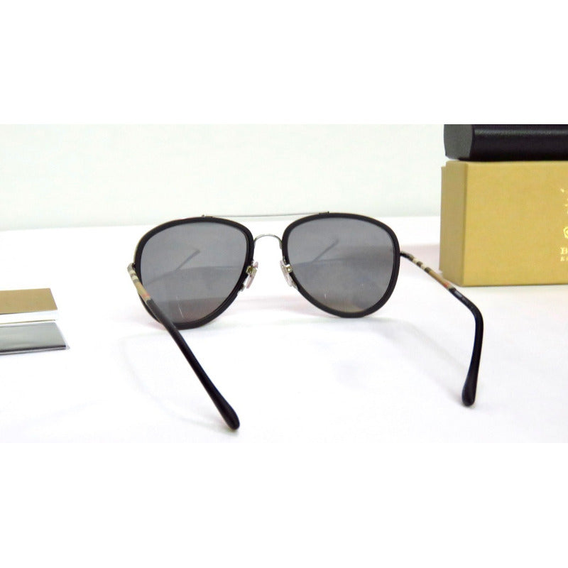 Lentes De Sol Burberry Be3090q Classic Pilot Polarized 57mm
