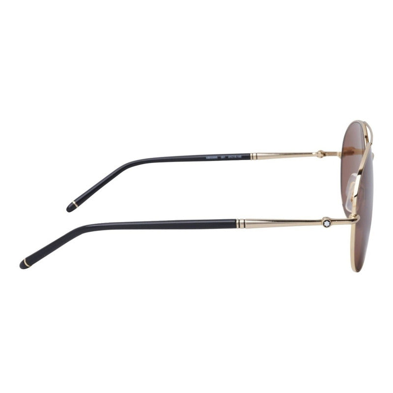 Lentes Sol Mont Blanc Mb0068s High End Pilot Japan 61mm Suns
