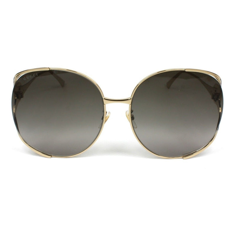 Lentes Sol Gucci Gg0225s Iconic Round Oversized 63mm Suns