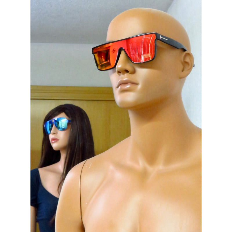 Lentes Sol Tom Ford Ft0709 Whyat Soft Shield Italy 99mm Suns