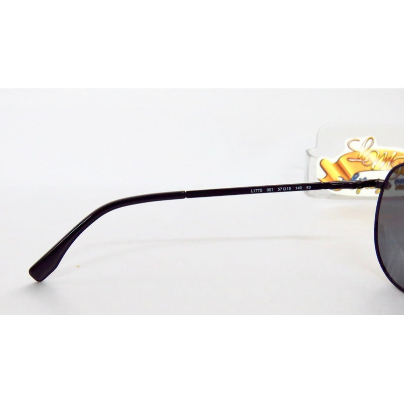 Lentes Sol Lacoste L177s Double Bridge Metal Pilot 57mm Suns