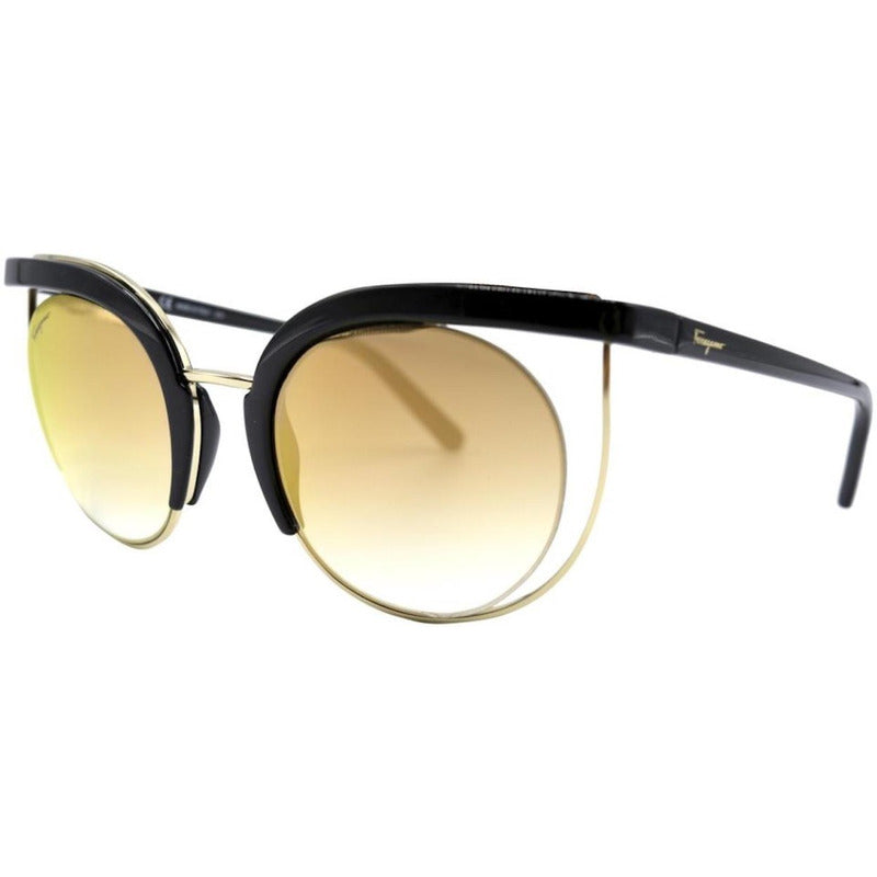 Lentes De Sol Ferragamo Sf909s Fashion Round Italy 51mm Suns