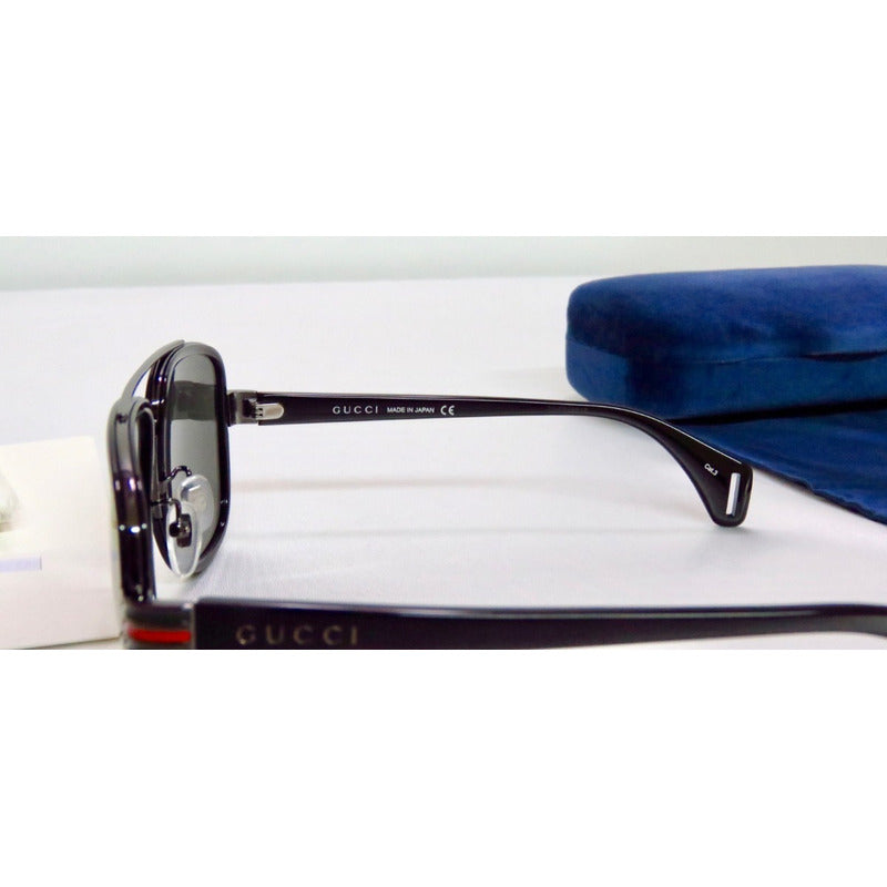 Lentes De Sol Gucci Gg0448s Iconic Pilot Japan 60mm Suns