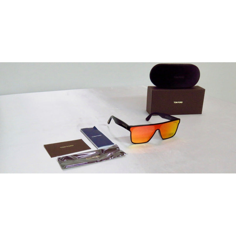 Lentes Sol Tom Ford Ft0709 Whyat Soft Shield Italy 99mm Suns