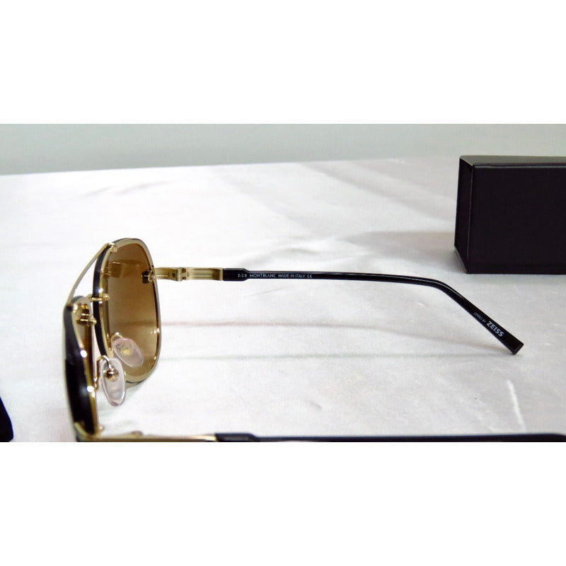 Lentes Sol Mont Blanc Mb643s Double Bridge Pilot 60mm Suns