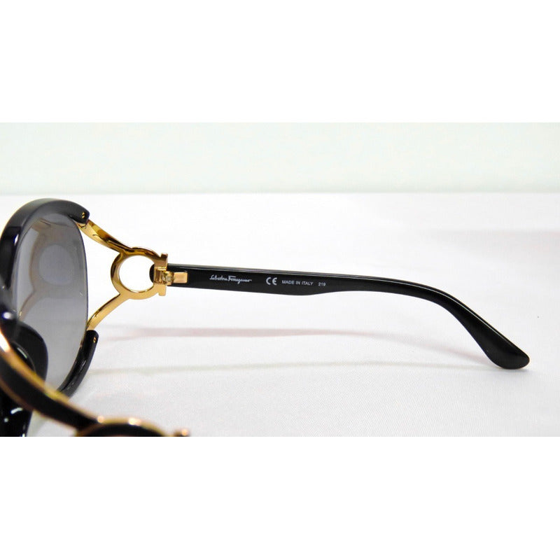 Lentes Gafas De Sol Ferragamo Sf600s Black Mujer Italy 61mm