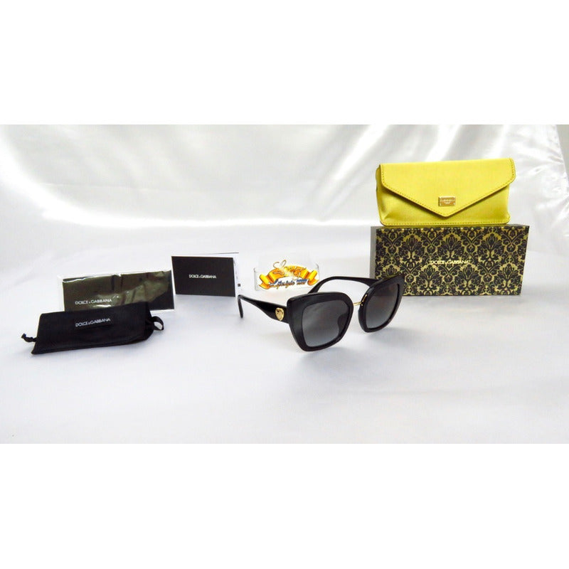 Lentes De Sol Dolce Gabbana Dg4359f Cat Eye 52mm Suns