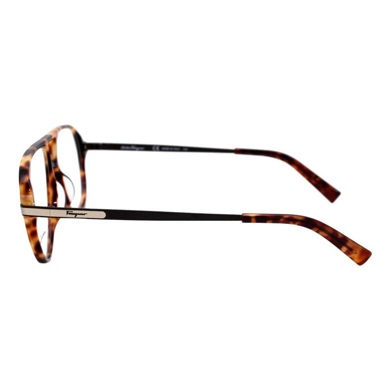 Lentes Ferragamo Sf2855 Double Bridge Armazón Oftálmico 57mm