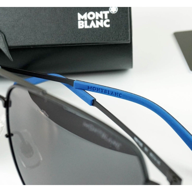 Lentes Sol Mont Blanc Mb0102s Modified Pilot Japan 60mm Suns