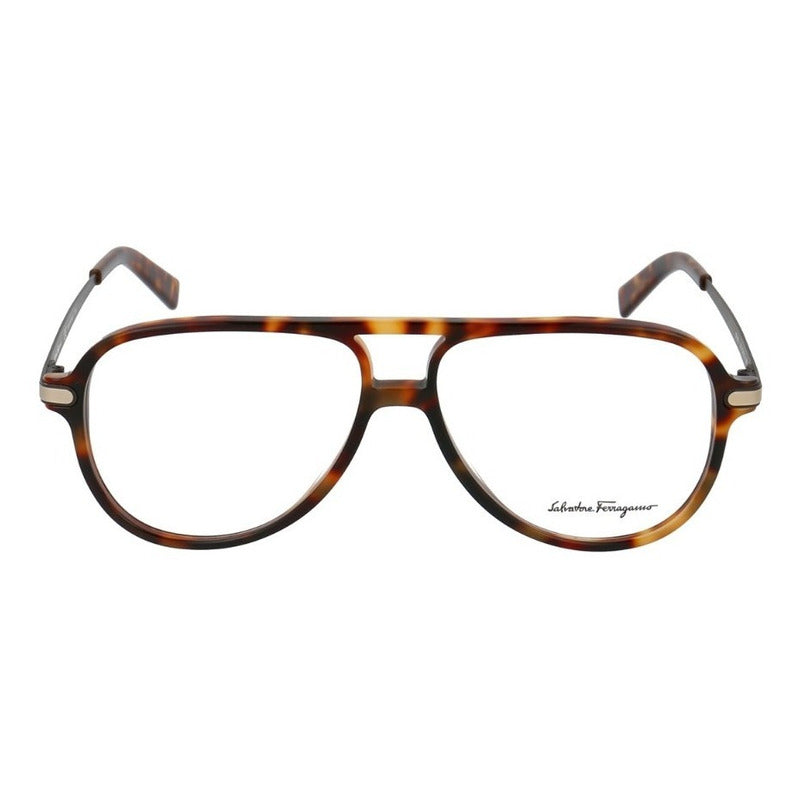 Lentes Ferragamo Sf2855 Double Bridge Armazón Oftálmico 57mm