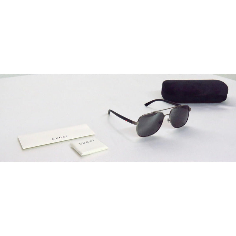 Lentes Gafas Sol Gucci Gg0422s First Class Italy 60mm Suns