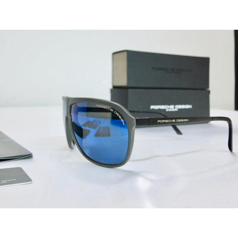 Lentes Gafas De Sol Porsche Design P86bf V Black Italy 64mm