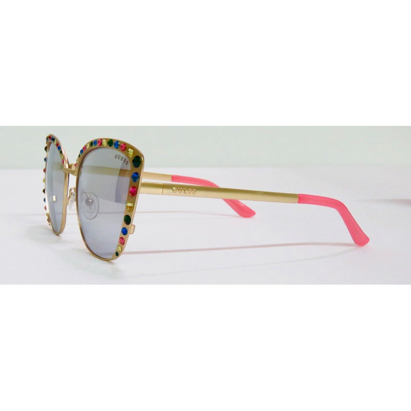 Lentes De Sol Guess Gu7586 Premium Butterfly Mujer 55mm Suns