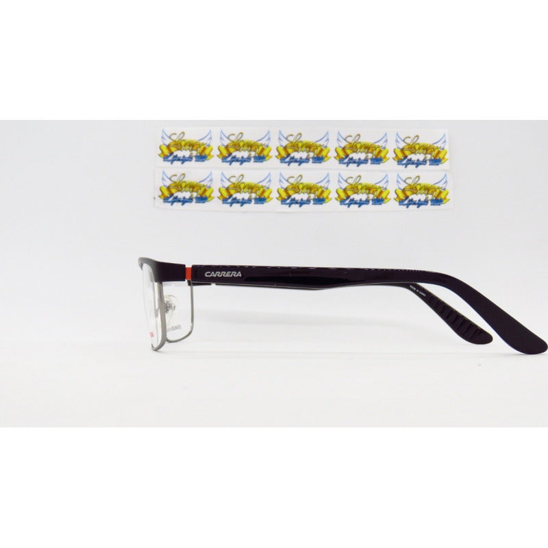 Lentes Armazón Carrera Ca8802 Oftálmico Metal Rectangle 55mm