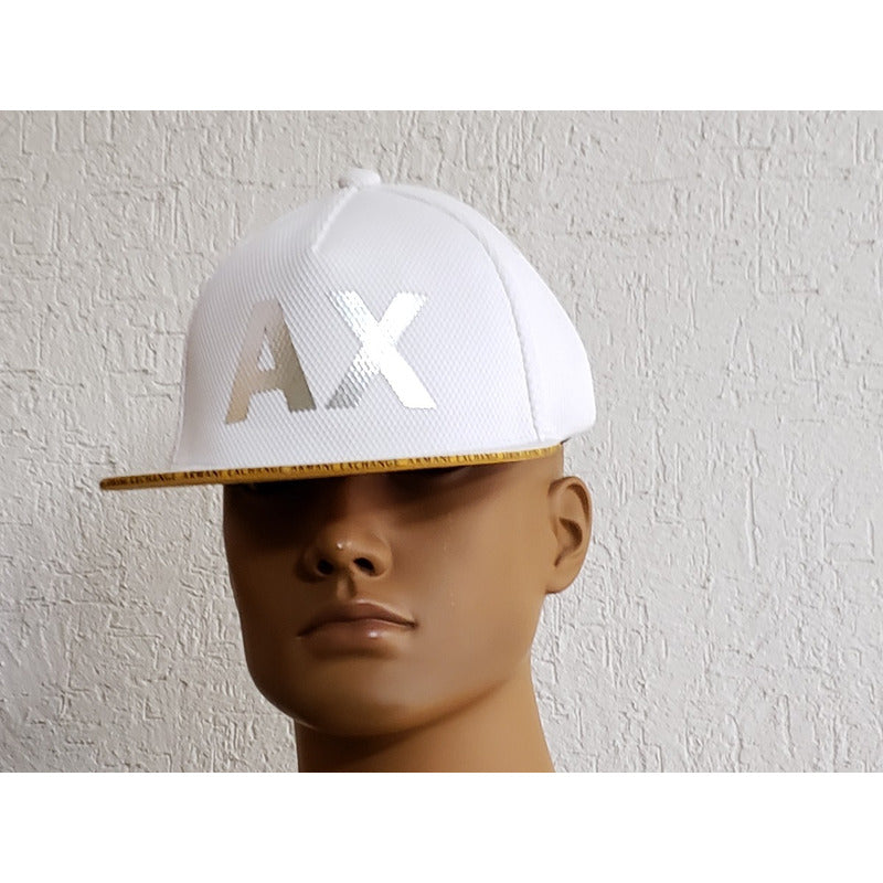 Gorra A | X Armani Exchange Mesh Reflective Logo Adorned Hat