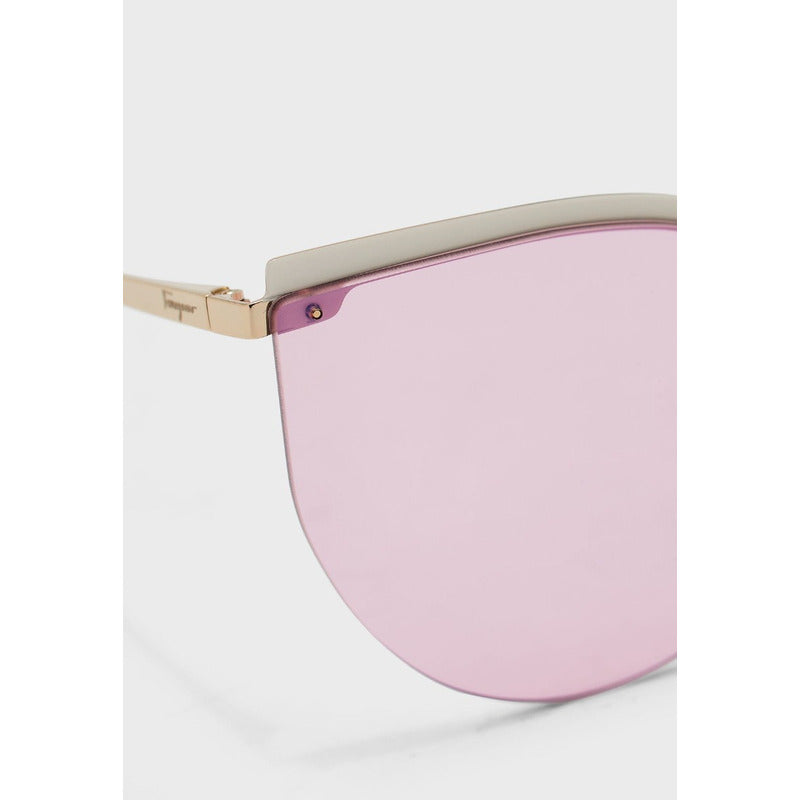 Lentes De Sol Ferragamo Sf195s Fashion Cat Eye 64mm Suns