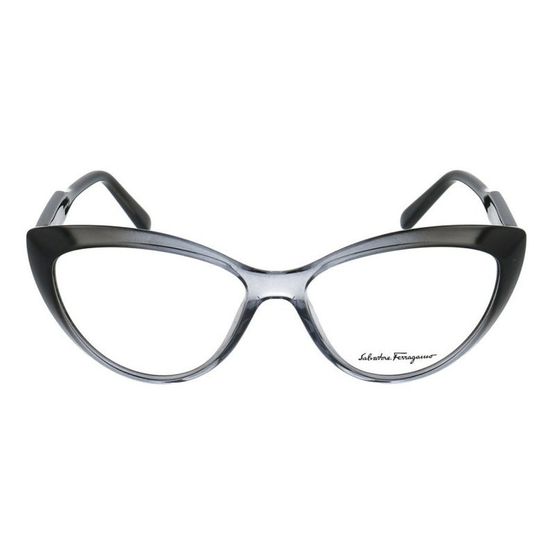 Lentes Ferragamo Sf2853 Buckle Cat Eye Armazón Otálmico 56mm