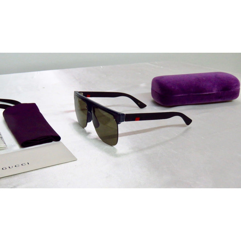 Lentes Gafas Sol Gucci Gg0171s Soft Square Italy 60mm Suns