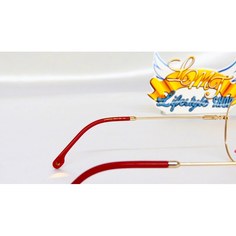 Lentes Carrera 183g Flag Pilot Armazón Oftálmico 62mm