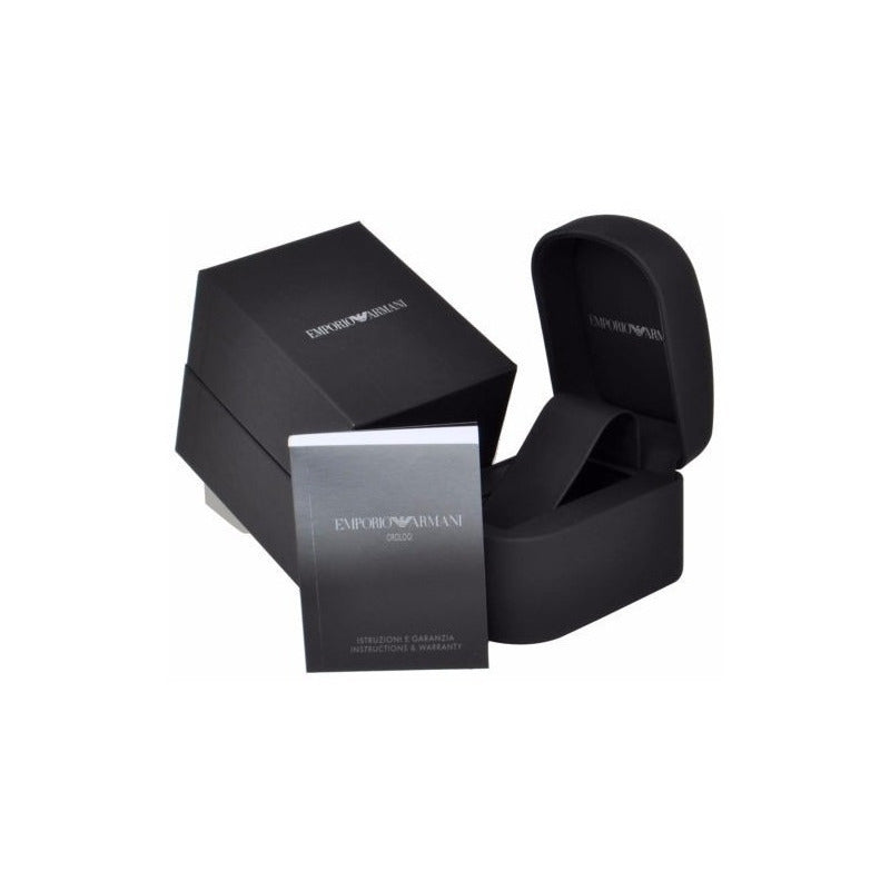 Reloj Emporio Armani Ar5872 Acero / Caucho Con Detalle 44mm