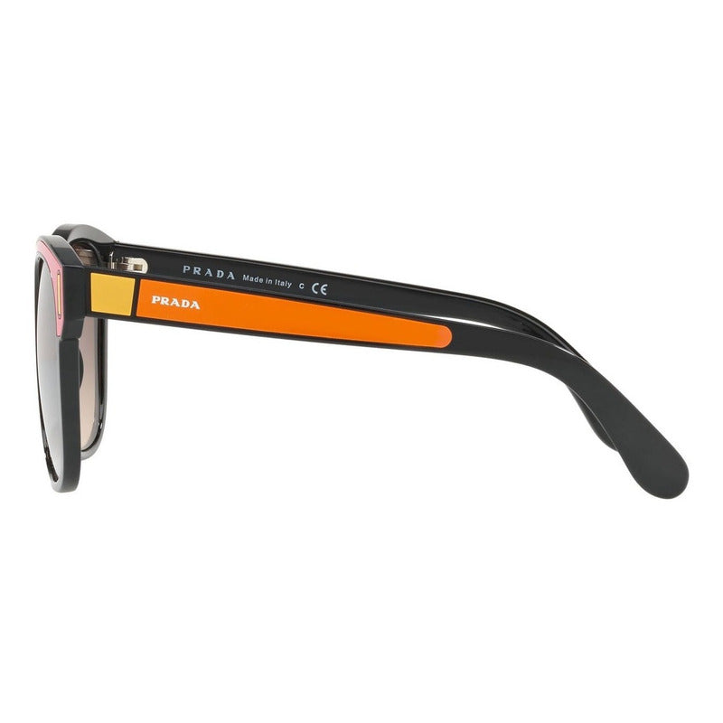Lentes De Sol Prada Pr05us Contrast Square Italy 53mm Suns