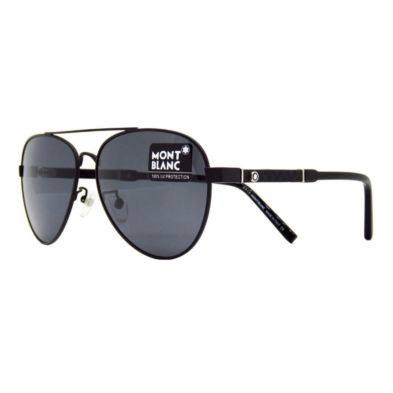Lentes Gafas Mont Blanc Mb645s Marco Metal Italy 59mm Suns