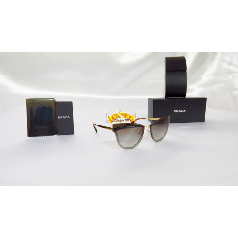 Lentes De Sol Prada Pr12us Fashion Cat Eye Italy 65mm Suns