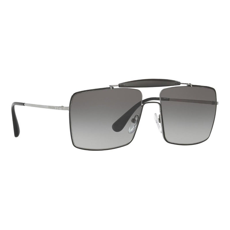 Lentes Gafas De Sol Prada Pr57ss Black Crystal Gunmetal 58mm