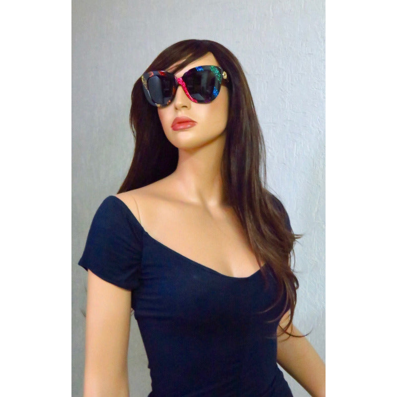 Lentes Sol Gucci Gg0327s Cat Eye Influencer Italy 52mm Suns