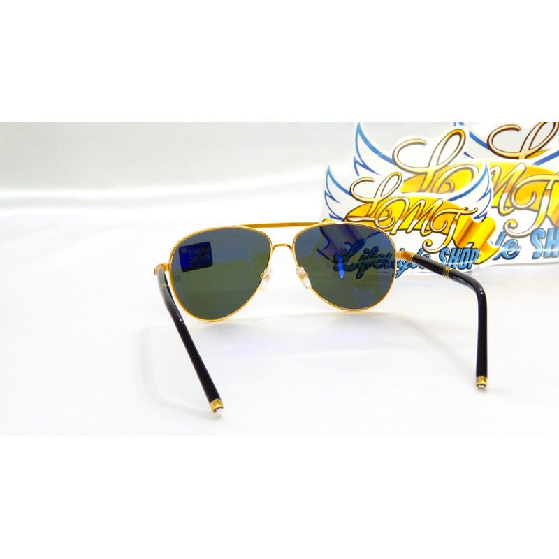 Lentes De Sol Mont Blanc Mb519s Iconic Pilot Italy 61mm Suns