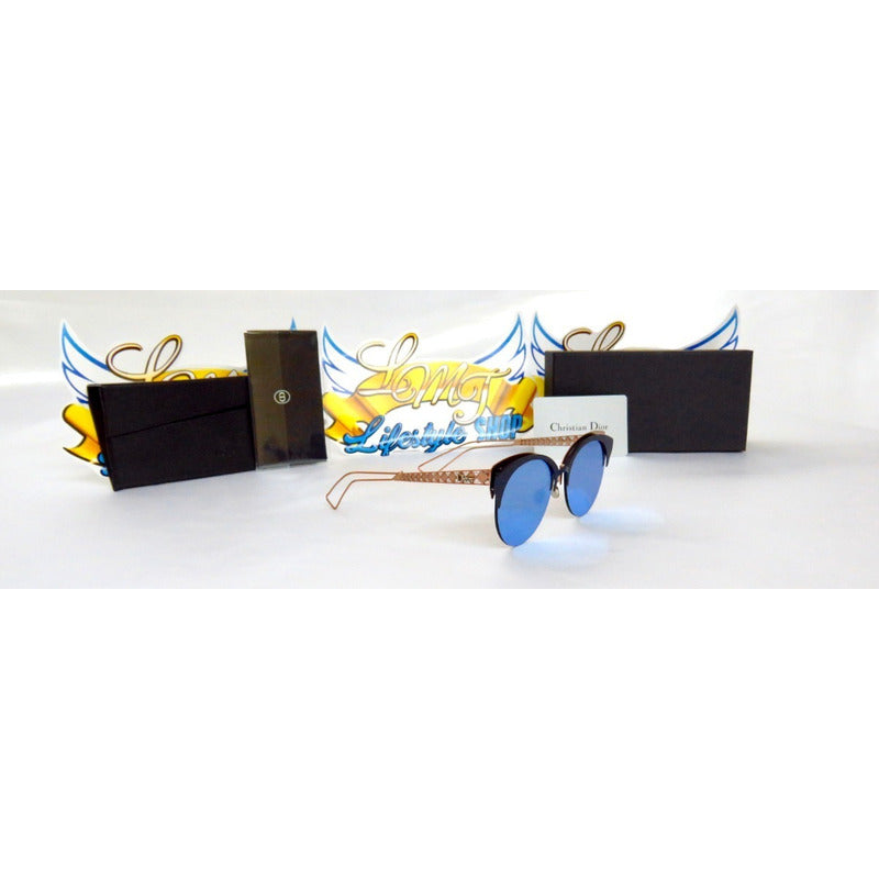 Lentes De Sol Dior Diorama Club Raised Cat Eye 55mm Suns