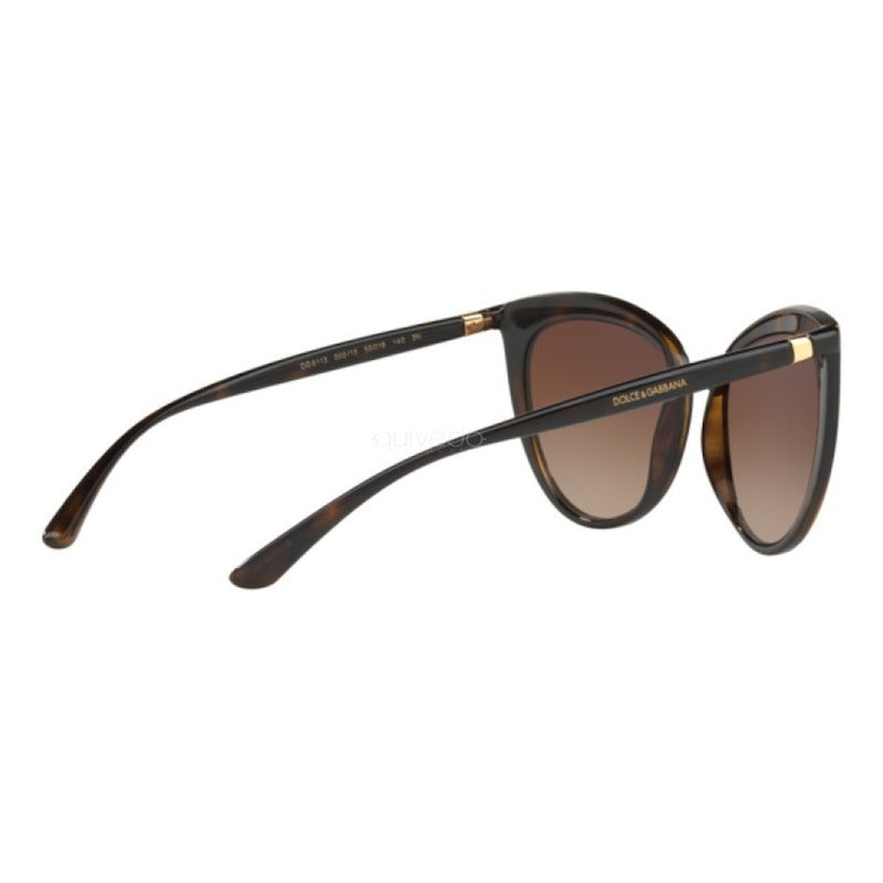 Lentes Gafas De Sol Dolce & Gabbana Dg6113 Cat Eye 55mm Suns