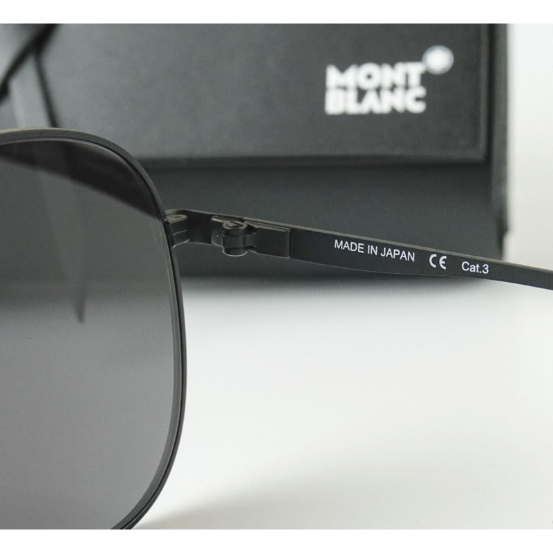 Lentes Sol Mont Blanc Mb0103s Iconic Pilot Japan 59mm Suns