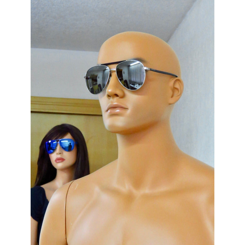 Lentes Gafas Sol Gucci Gg0014s First Class Aviator 60mm Suns