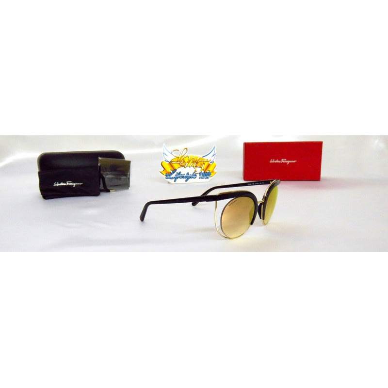 Lentes De Sol Ferragamo Sf909s Fashion Round Italy 51mm Suns