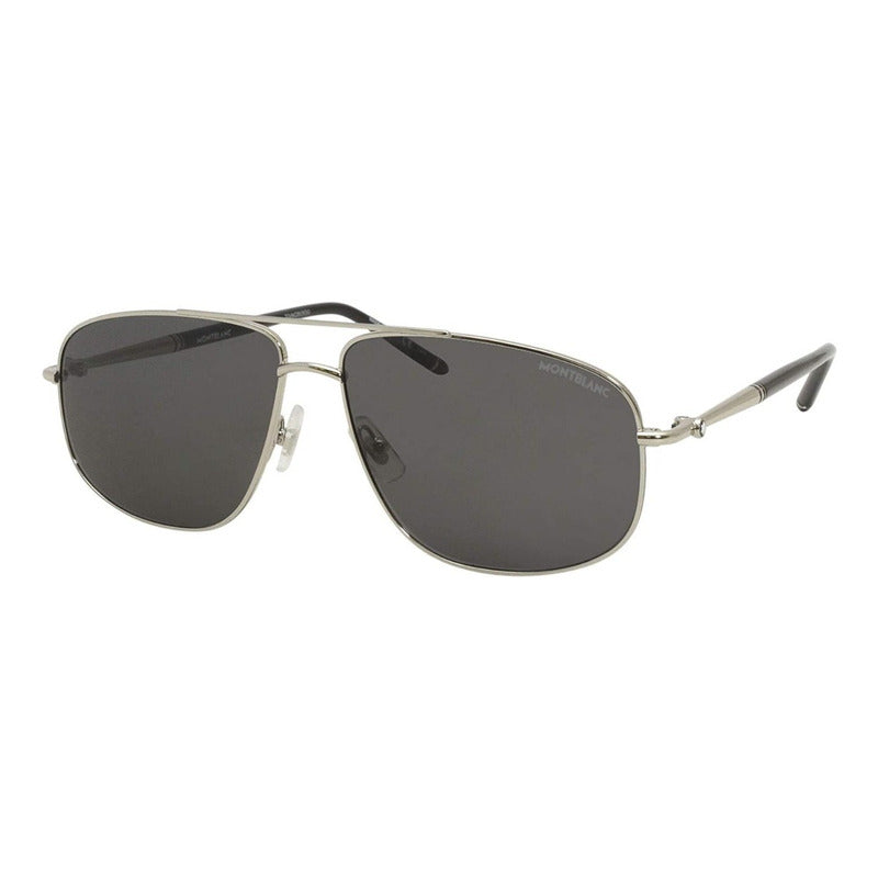 Lentes Sol Mont Blanc Mb0069s Modified Pilot Japan 60mm