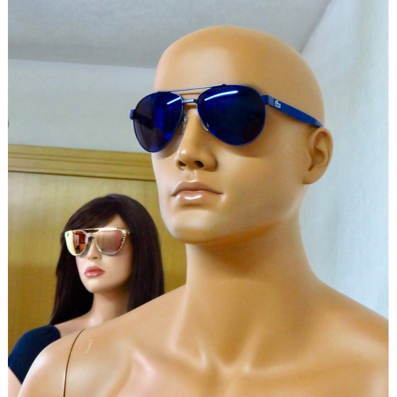 Lentes De Sol Lacoste L185s Iconic Classic Pilot 60mm Suns