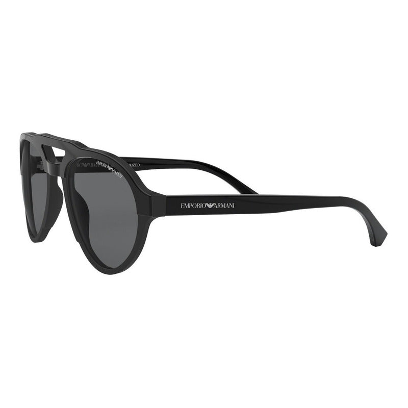 Lentes Sol Emporio Armani Ea4128 Pilot Polarized 54mm Suns