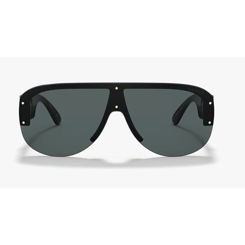 Lentes Sol Versace Ve4391 Shield Medusa Italy 48mm Suns