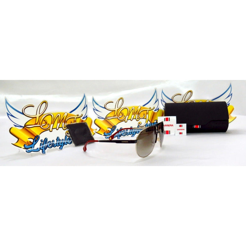 Lentes De Sol Carrera 1005s Iconic Bridge Metal Pilot 66mm