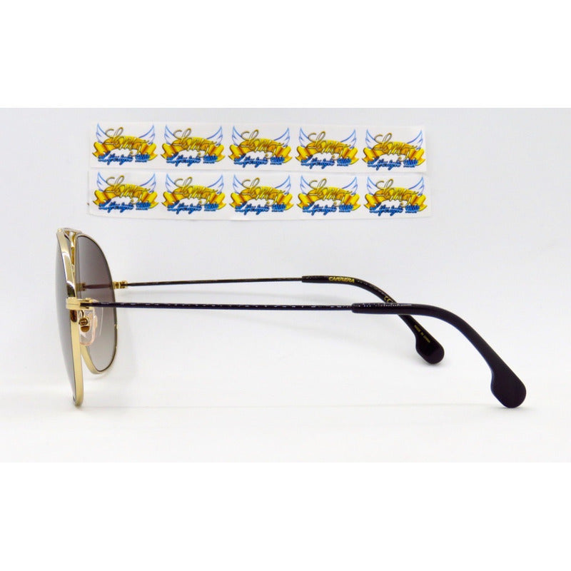 Lentes De Sol Carrera Bound Double Bridge Iconic Pilot 62mm